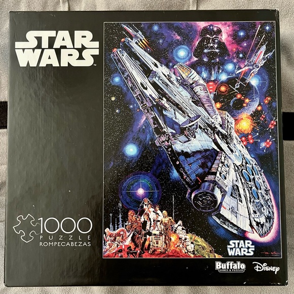 Buffalo Games/Disney Star Wars Millennium Falcon 1000-Piece Jigsaw Puzzle - NEW - Picture 1 of 9